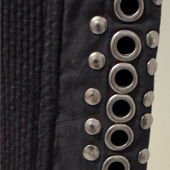 Free People - Woman’s Black top with detail on sleeves
(Listing #43) - Picture 7 of 9